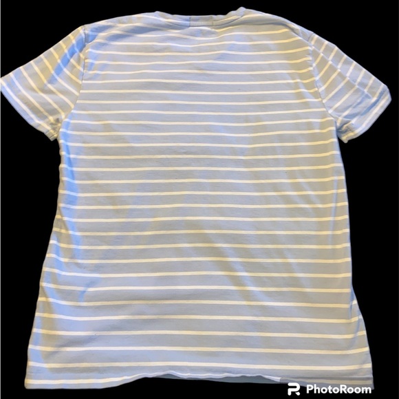 Polo Ralph Lauren Light Blue Striped Short Sleeve Shirt - Picture 3 of 7